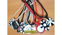 bead necklaces pendants seashells resin 